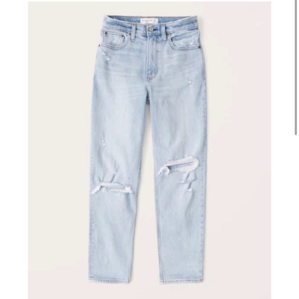 Abercrombie High Rise Mom Jeans